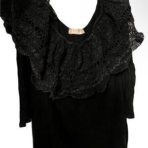 Altar’d State Black Lace Women's Top